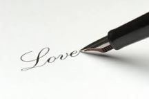 writing love
