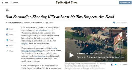 San Bernidino shootings